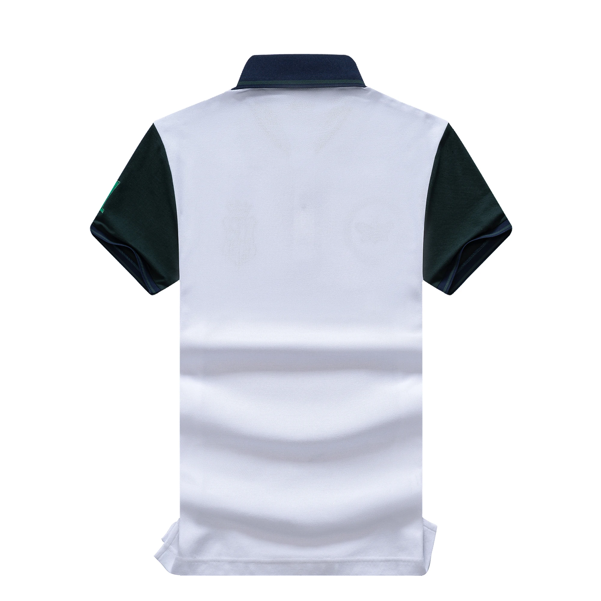 New TS Men's Polo Shirts Short Sleeve Embroider Collar Tee Shirts Male Clothing US SIZE