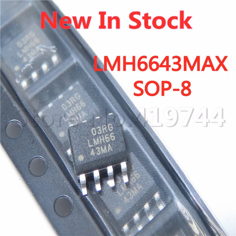 10PCS/LOT LMH6643 LMH6643MA LMH6643MAX SMD SOP-8 operational amplifier chip In Stock NEW original IC