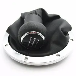 For VW Gol Pointer Saveiro Parati 2005-2010 Gear Shift Knob Shifter Lever Stick Gaiter Boot Cover Cars Accessories