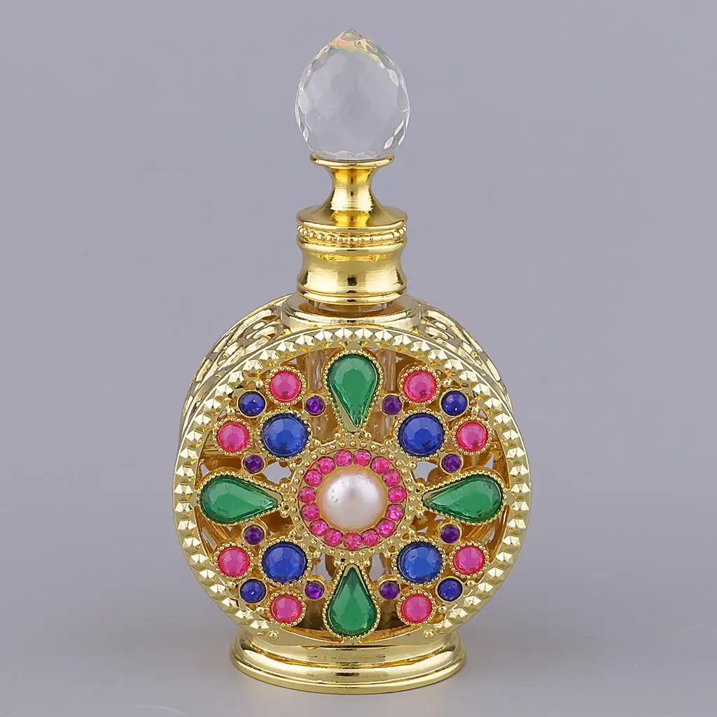 10ml ouro vintage vidro vazio perfume spray garrafa atomizador ferramentas recarregáveis