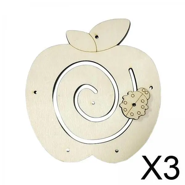 

Набор из 3 аксессуаров для бизиборда: слайдер для развития мелкой моторики, подарок на день рождения, фрукты