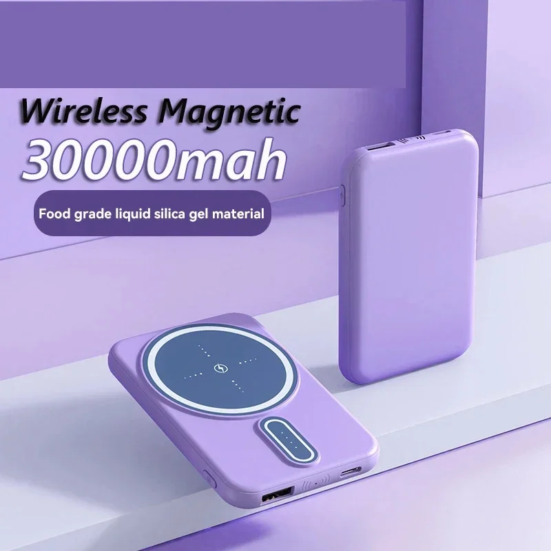 

Wireless 10000mAh Power Bank Fast Charging Thin And Compact Portable Digital Screen Display