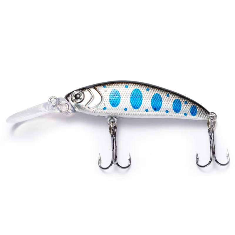 FT 70mm 5.5g Floating/Crank Wobbler For Fishing Pike Fishing Crankbait Bait Artificial/Hard Lure Black Minnow Fishing Lures