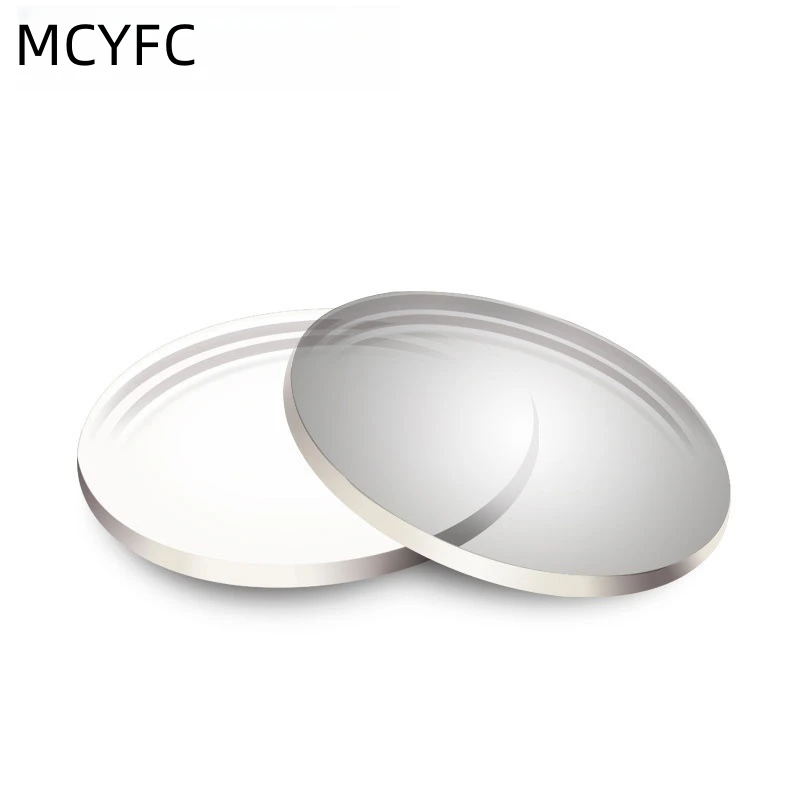 

MCYFC 1.56 Index Photochromic Free Form Progressive Optical Multifocal Prescription Lenses Fast Deep Color Change Performance