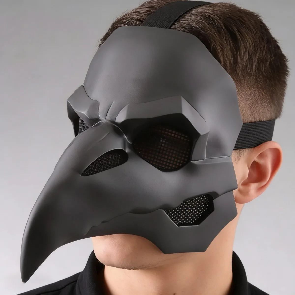 

Маска Game Reaper Cos для косплея, реквизит для аниме Overwatch-Raven, черные маски для лица для мужчин и женщин, для вечеринок и маскарадов