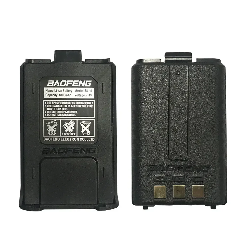 BL-5 لبطارية Baofeng UV 5R 1800mAh Type-C ملحقات الشاحن لملحقات جهاز الاتصال اللاسلكي UV5R UV-5RE DM-5R Plus BF-F8