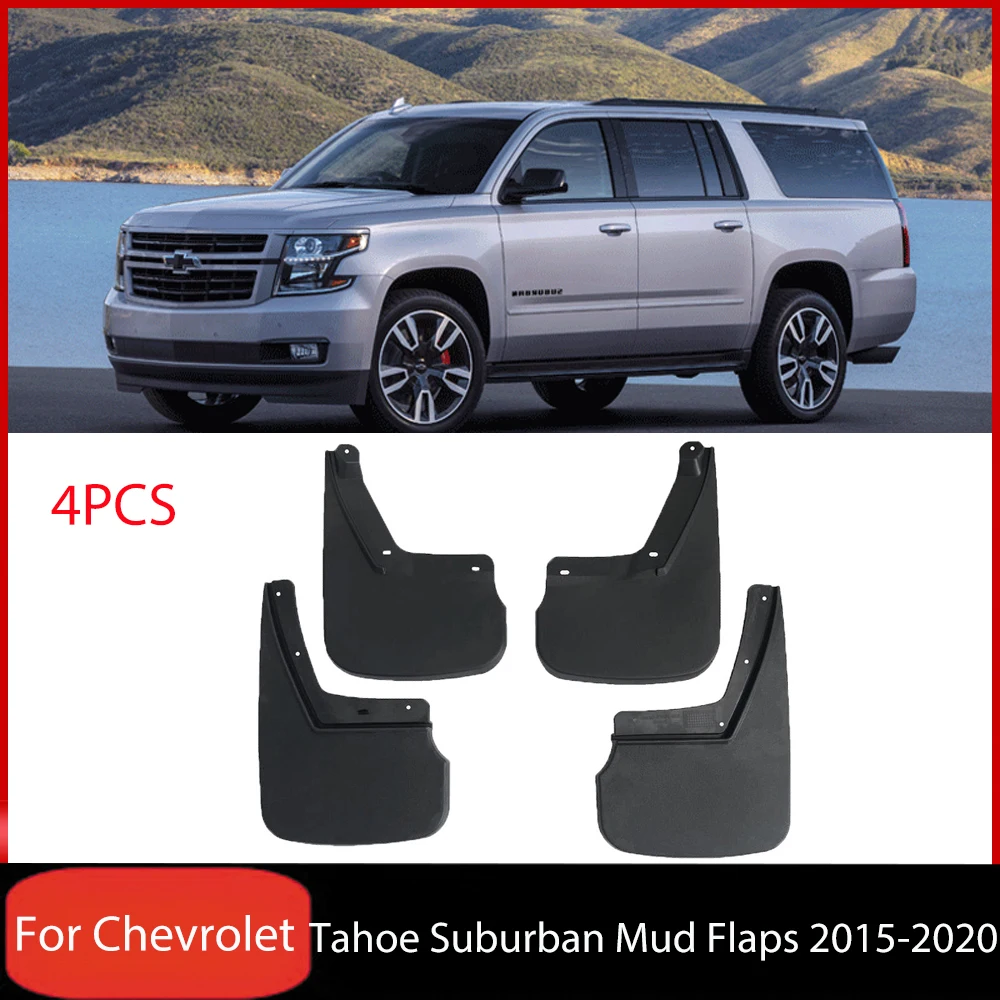 

For Chevrolet Tahoe Suburban Mud Flaps 2015-2020 Car Mudguards Splash Guards Front Rear Parts Fender Boby Kits Auto Accessories