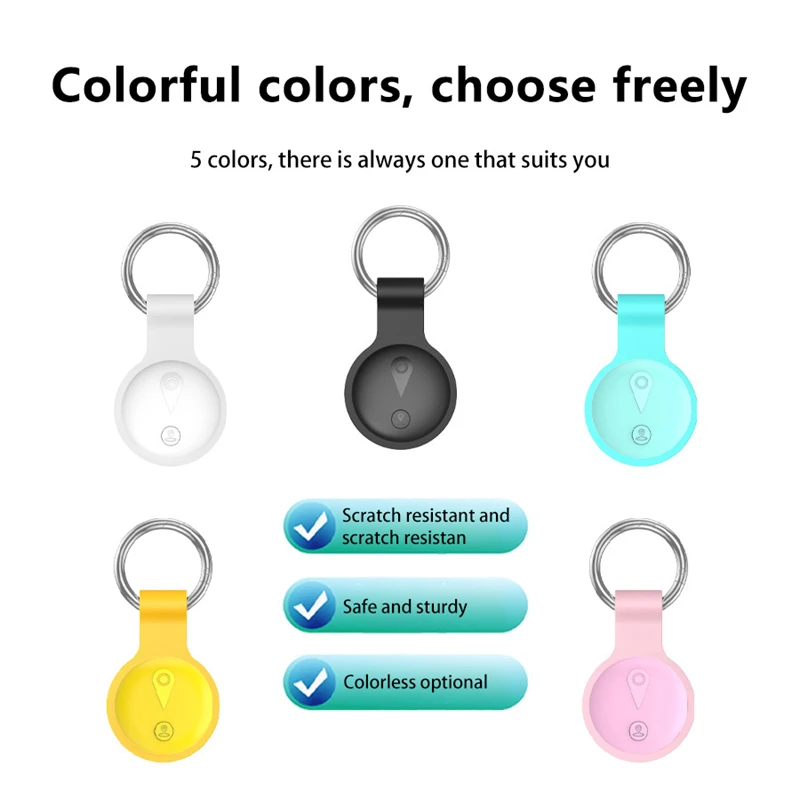 جهاز تتبع بلوتوث صغير بنظام تحديد المواقع العالمي (GPS) متوافق مع iOS، وضع الاستعداد الطويل، اتصال مستقر، نطاق تتبع واسع لسيارة الأطفال المسنين