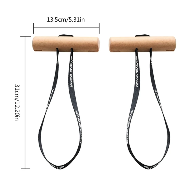 Pull Up Handles Grip Fitness Strap Heavy Duty Cable Machine Handles Training Grip Strength Sling Trainer for Pull-up Bar