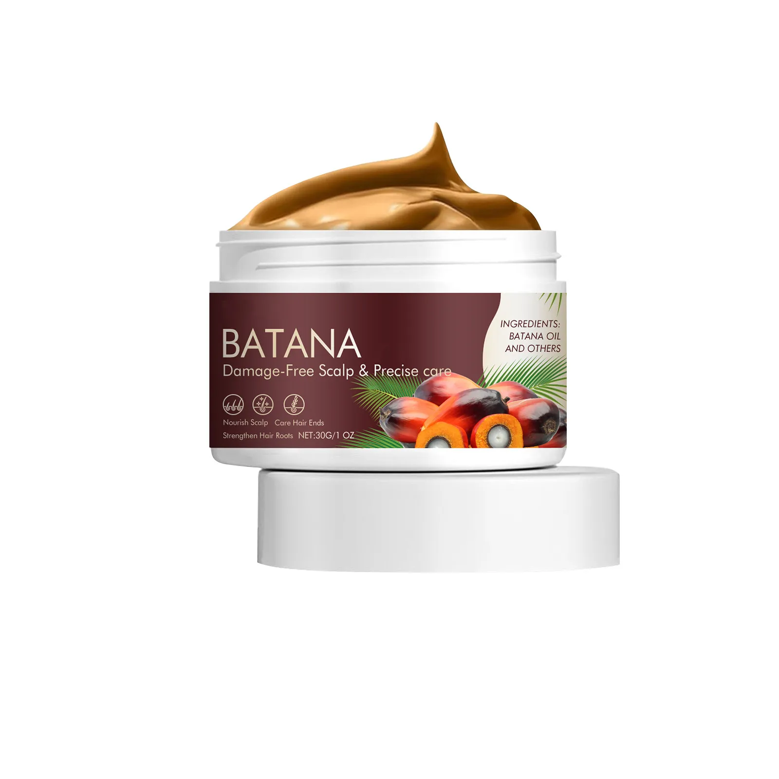 1/2/5pcs 2024 New Batana Care Oil For Hair Growth Stimulates Hair Growth Batana Care Oil Moisturizes And Repairs Dryness 30g