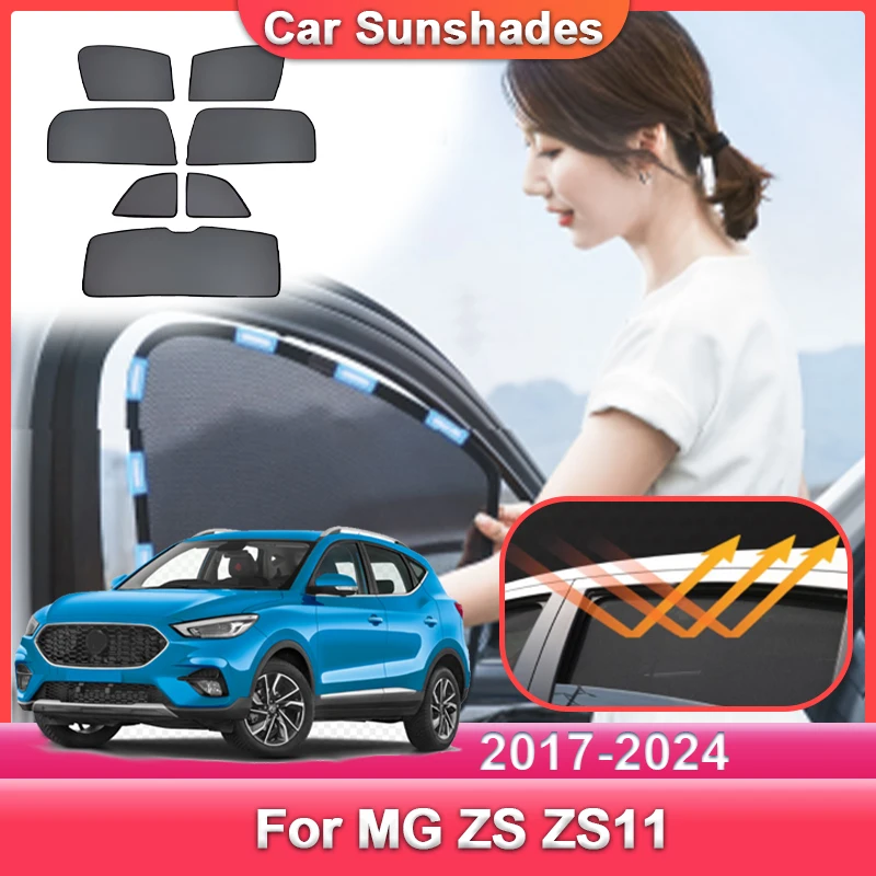 

Car Shading Shade Curtain For MG ZS ZS11 EV 2017 2018 2019 2020~2024 Sun Sunscreen Window UV Blocking SunShade Car Accessories