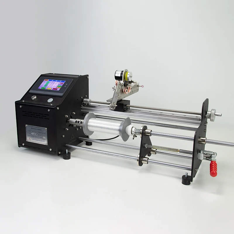 PWD-M-30 Fiber Optic Coiling Machine - Smart Touch Control for Drone Wires with Triple Protection System