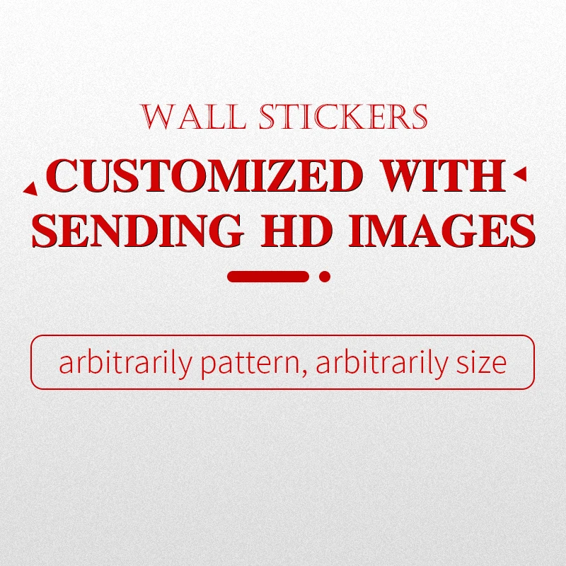 Custom Wall Stickers For Living Rooms Bedroom Kids Rooms Home Background Wall Decor Creative Self Adhesive Vinyl Glass Sticker