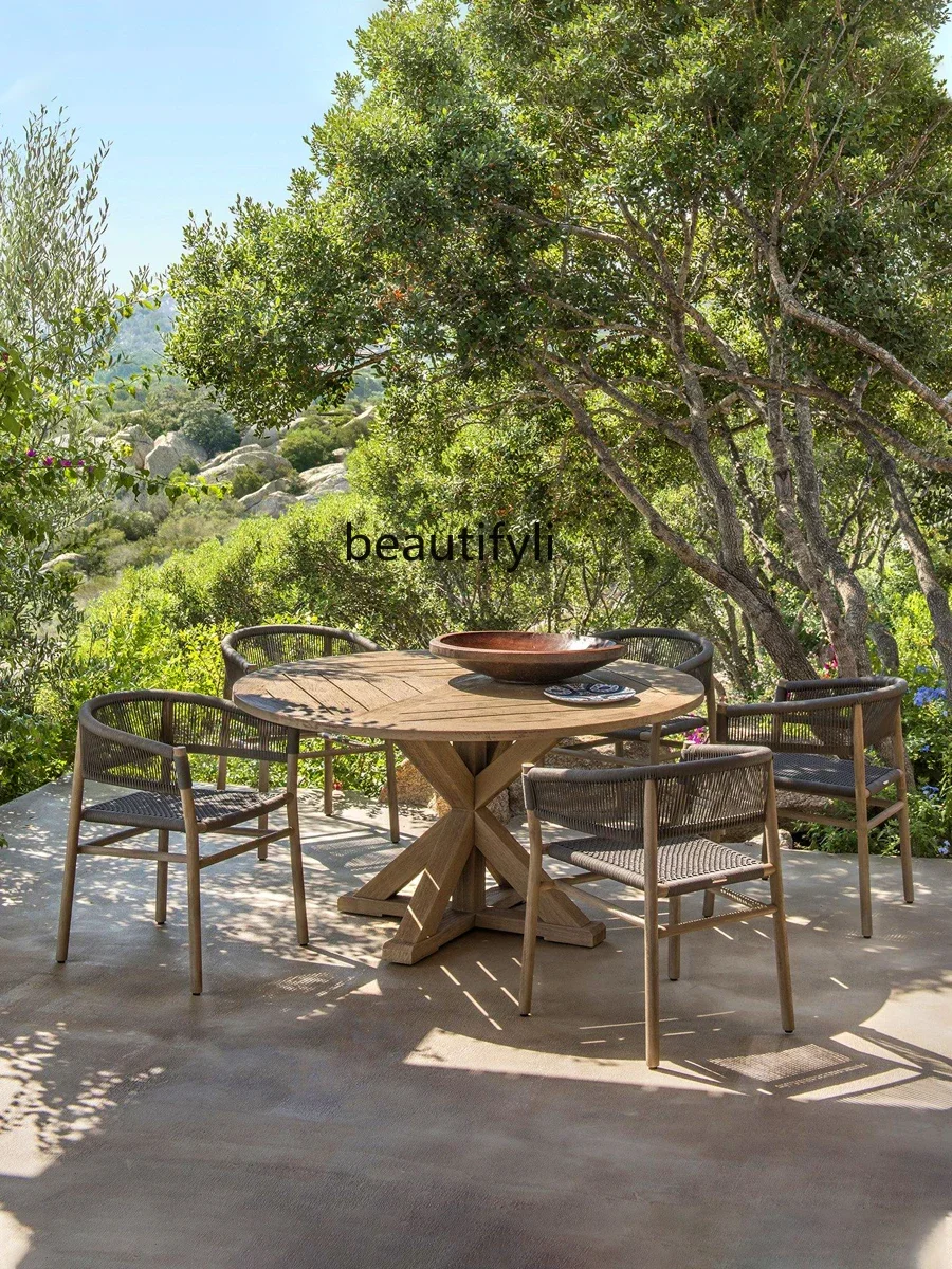 Outdoor Rattan Woven Desk-Chair, Sofá Fantasma, Mobiliário de Arte Criativa, Varanda, Pátio, Espreguiçadeira, Exterior