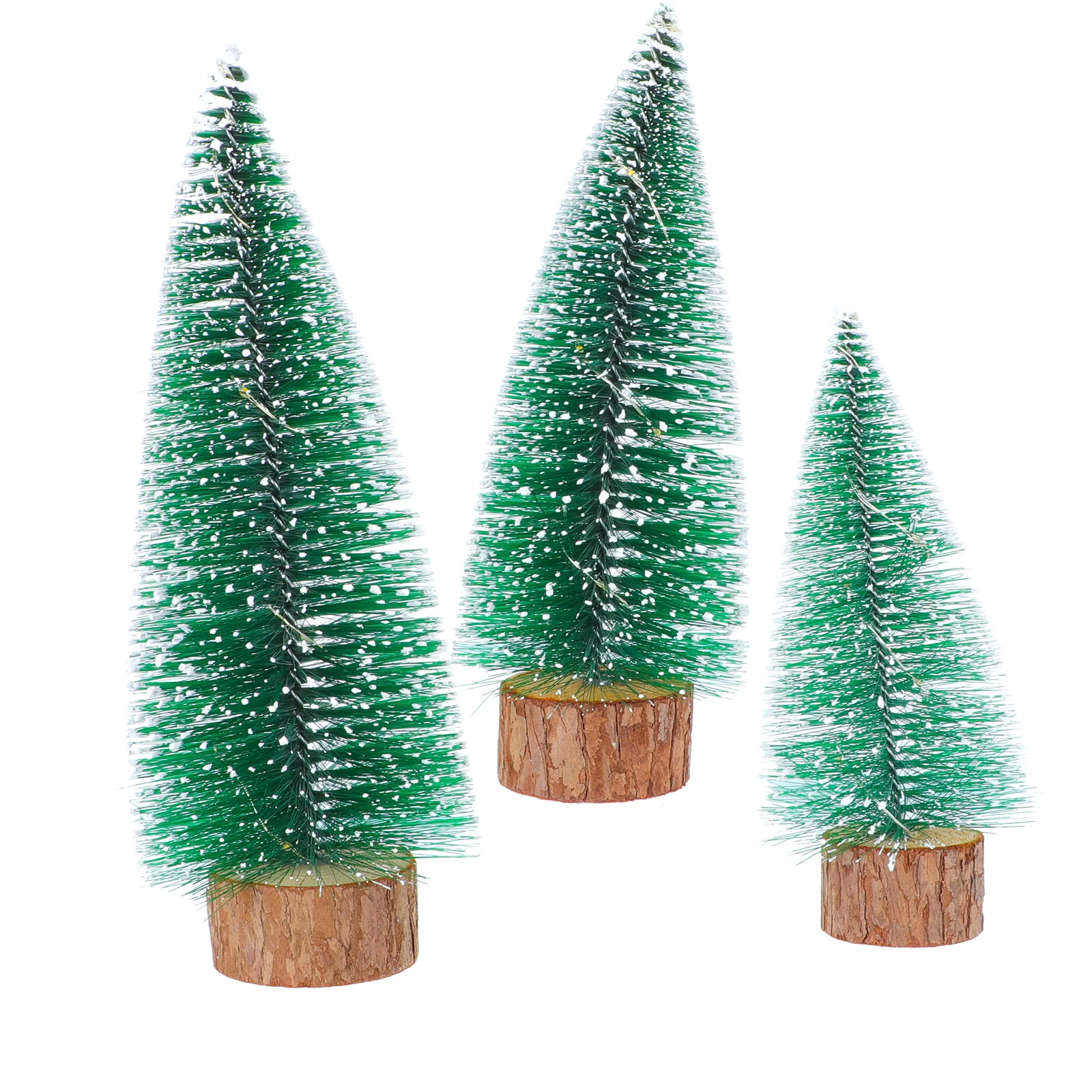 

3pcs Mini Christmas Decor Simulated Luminous Cedar Tabletop Xmas Tree Craft For Home Party Desk Decoration Festival Gift