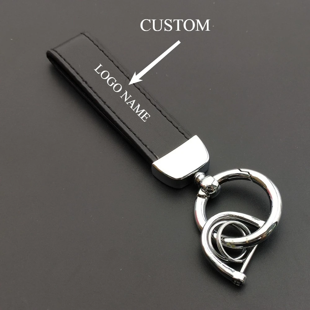 

Car Keychain Leather Personalized Customization for Men and Women Creative Anti Loss Keyring Exquisite Accessories Small Gift