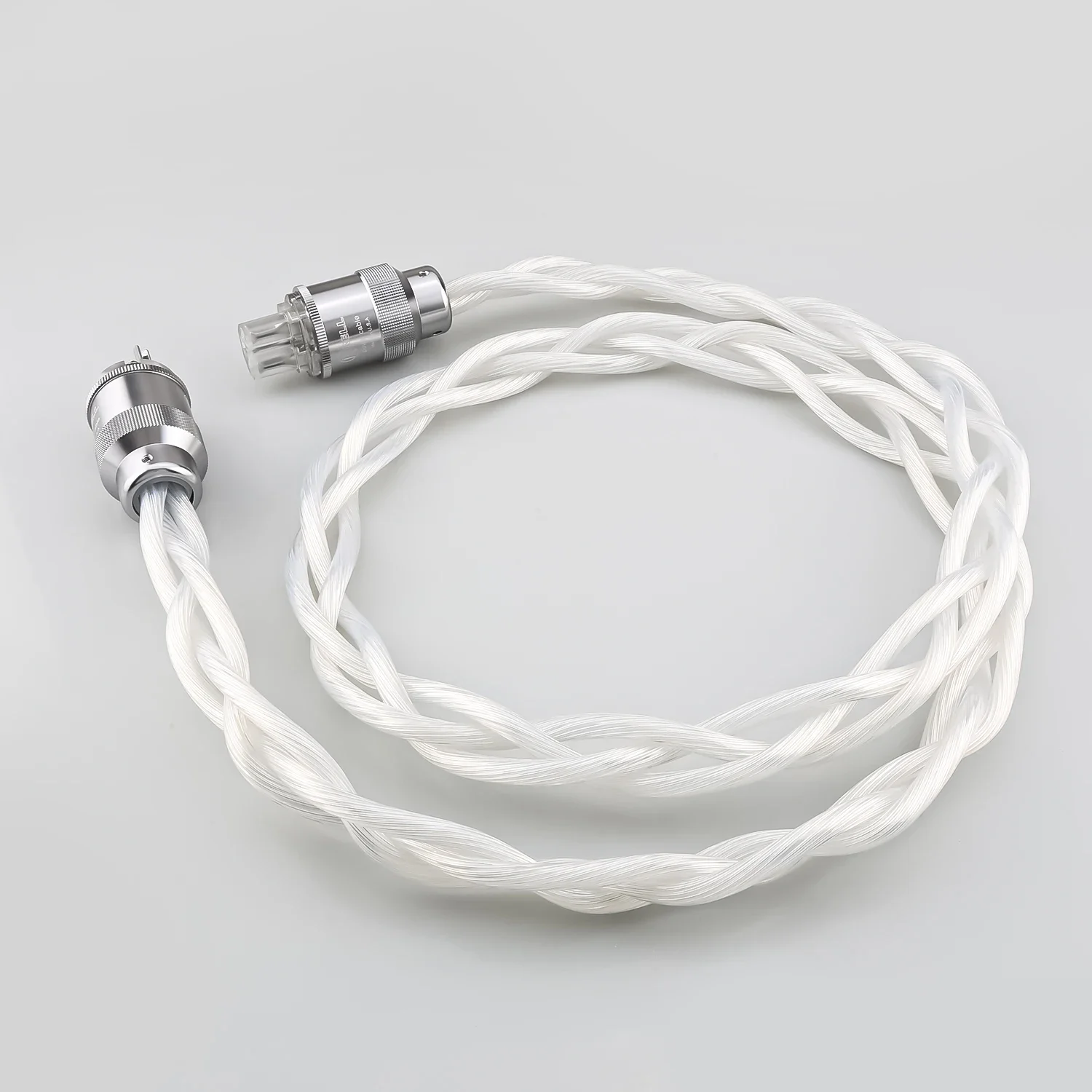 Nuevo 5N OCC cristal único EE. UU. y UE AC Audiophile amplificador de audio filtro DAC HIFI cable de alimentación plateado PREFFAIR enchufe chapado en rodio