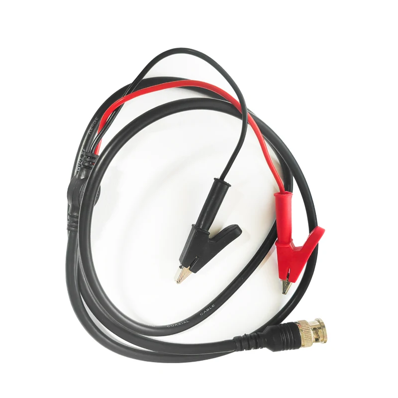 

Function Signal Generator Output Cable BNC to Double Alligator Clip Probe Length 1m Oscilloscope Connection Q9 Test Cable