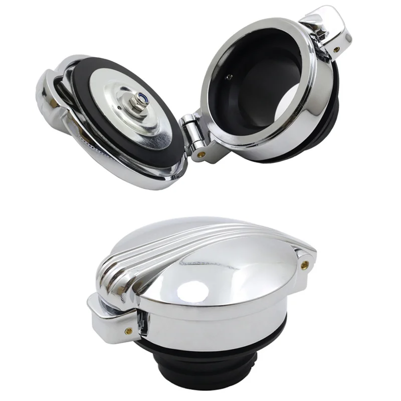Precise Motorcycle Fuel Tank Cap Oil Cap Classic Retro Keyless Open For  Sportster XL883 XL1200 DYNA Motorcycle Oil Cap