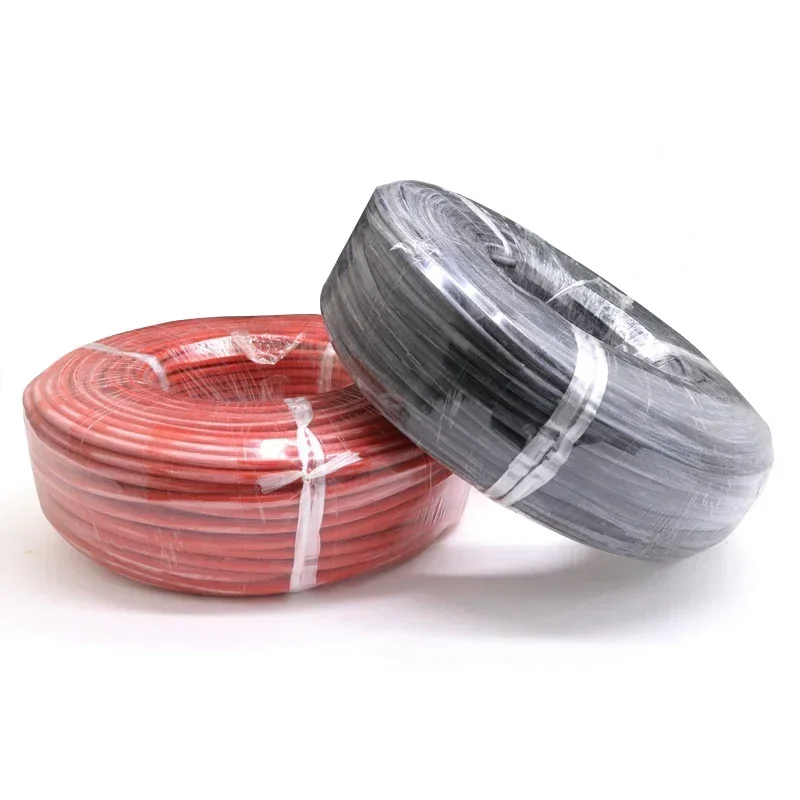 1/5m Flexible Silicone Rubber Cable Sq 0.3 0.5 0.75 1 1.5 2 2.5mm x 2 3 4 6 Cores Insulated High Temperature Copper Wire