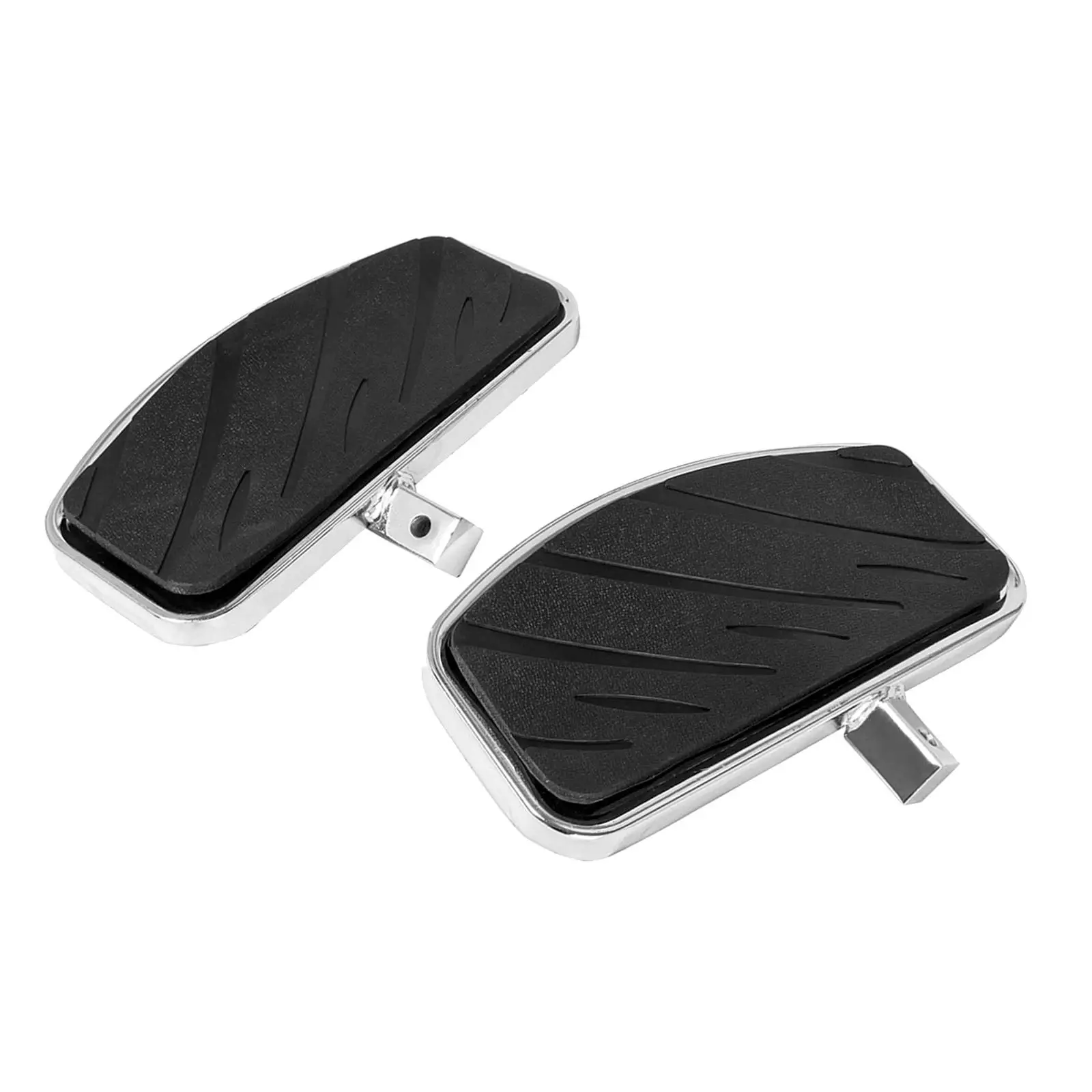 2Pcs Driver Use Front Rear Metal Motorcycle Foot Rest Pedal Foot Peg Footrest