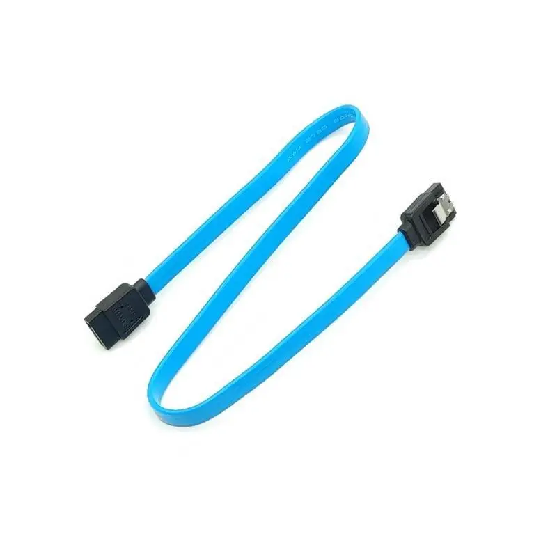 SATA Data Cable, High-Speed ​​Transmission, 30cm/40cm/50cm/100cm – Suitable For PC Assembly, HDDs, And SSDs
