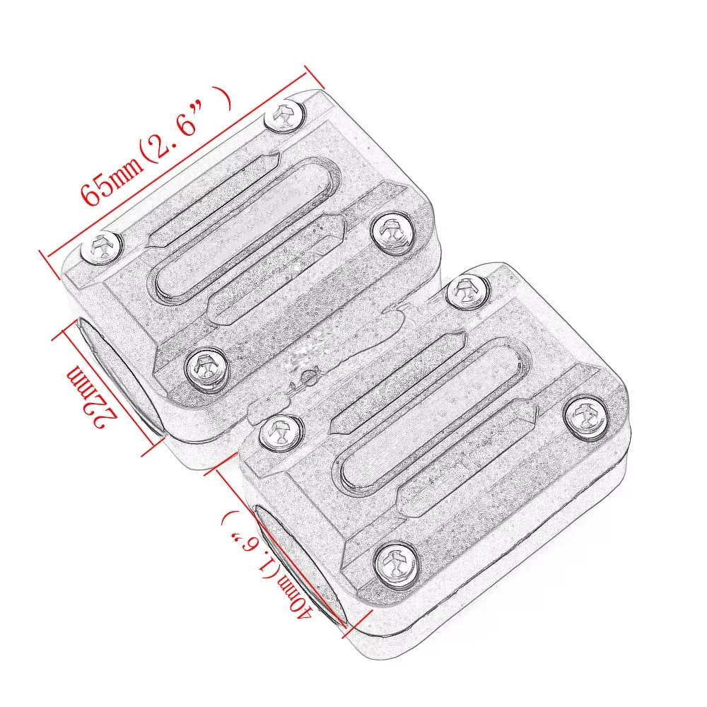 Motorcycle Engine Crash Bar Protection Bumper Decorat For Aprilia SR GT200 22/25/28mm