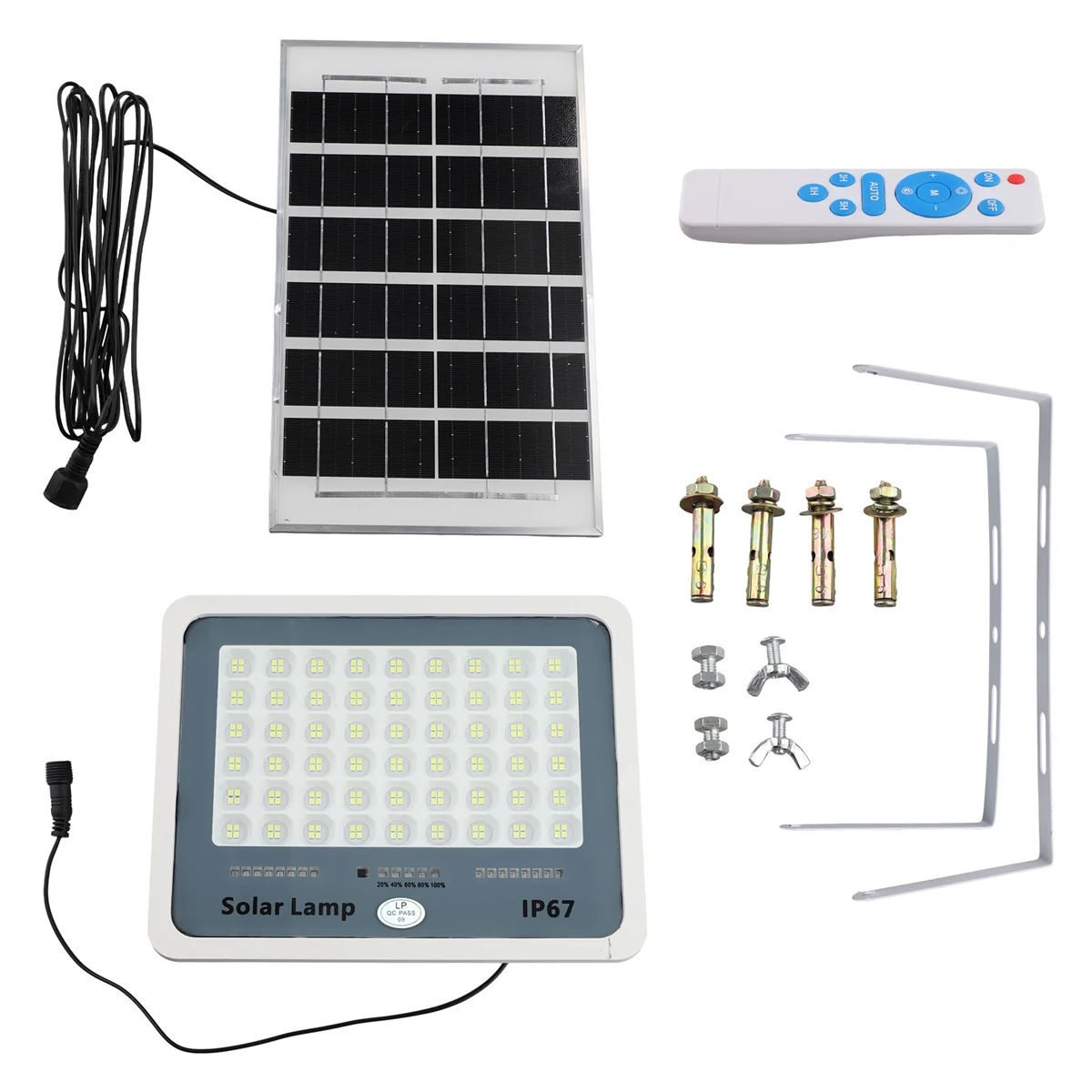 216 LED مصباح للطاقة الشمسية في الهواء الطلق إضاءة الفناء التعريفي ضوء الشارع مقاوم للماء الكاشف فائقة السطوع عالية الطاقة #2