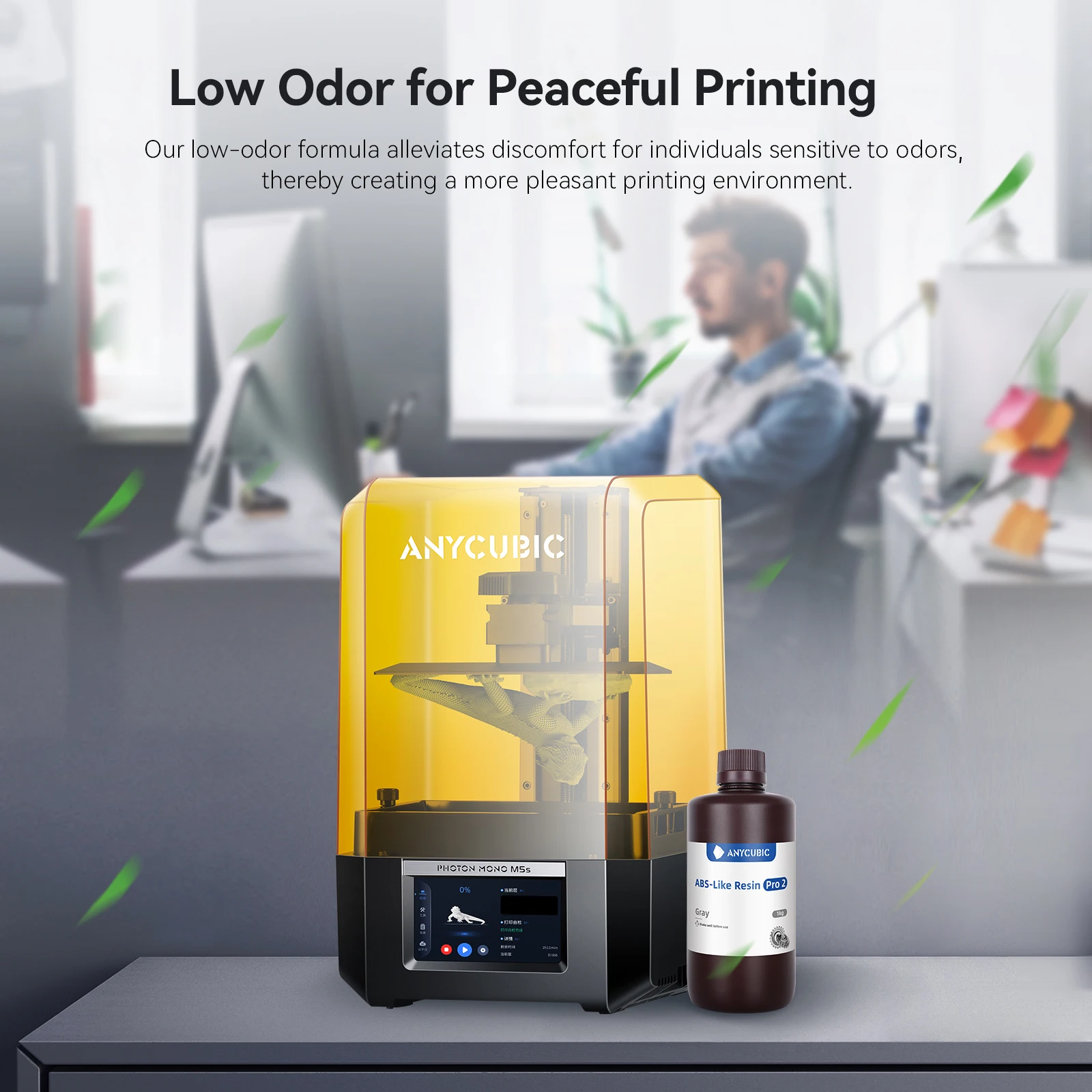 新しい 2 ピース/ロット ANYCUBIC ABS のような + UV 硬化 405nm 標準フォトポリマー樹脂 ABS 3D 樹脂高精度 LCD 用