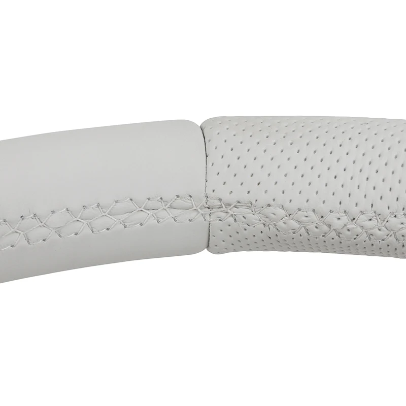 Nachrüstbares Upgrade: Weißes Sportlenkrad aus Vollleder für E-Klasse W204 W205 W167 W213 W222 W207 W212 CLA W176 W213 – Detail 3