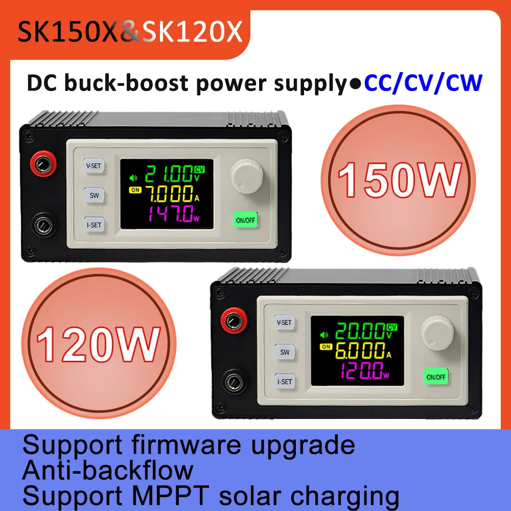 SK150X120X DC Buck Boost Converter CNC Adjustable Regulated Laboratory Power Supply Constant Voltage Current Solar Charge Module