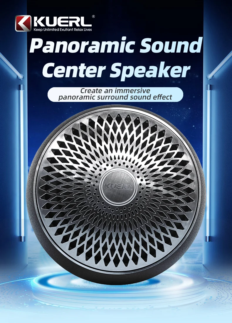 T28 Aluminum 2.5Inch RMS 20W 4Ohm Car Audio Mid-Range Speaker for Dashboard Modify and Enhanceyment with Subwoofer(1pcs speaker)