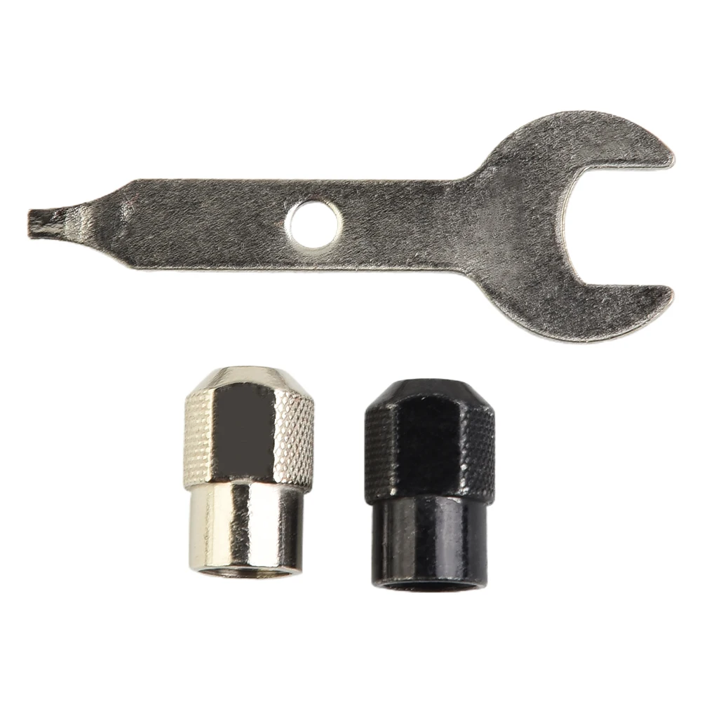 3pcs/Set M8x0.75mm Electric Grinding Chuck Rotary Tool Accessories With Wrench Keyless Faster Bit Swaps Dremel Rotary Tools