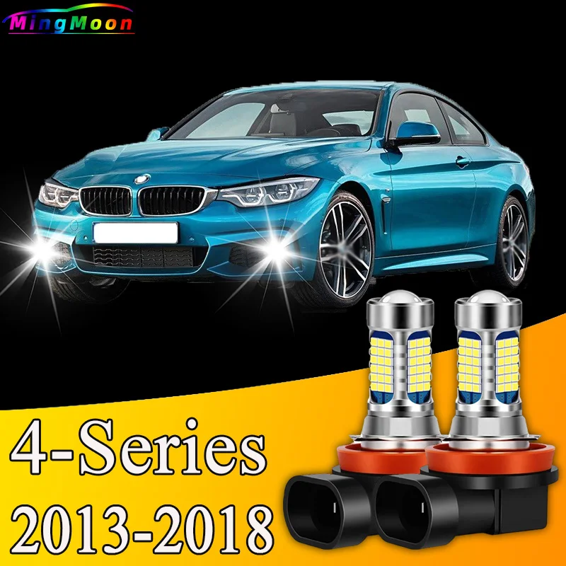 

2 шт. 81 светодиодные аксессуары, передняя противотуманная фара, лампа для BMW 4 серии F33 F83 F32 F82 F36 2013 2014 2015 2016 2017 2018