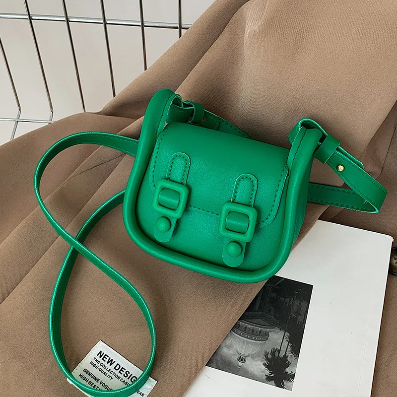 Candy Color Contrast Color Handbag Small Bag Women's Messenger Bag  Trend Fashion All-match Senior Box-shaped Shoulder Bag