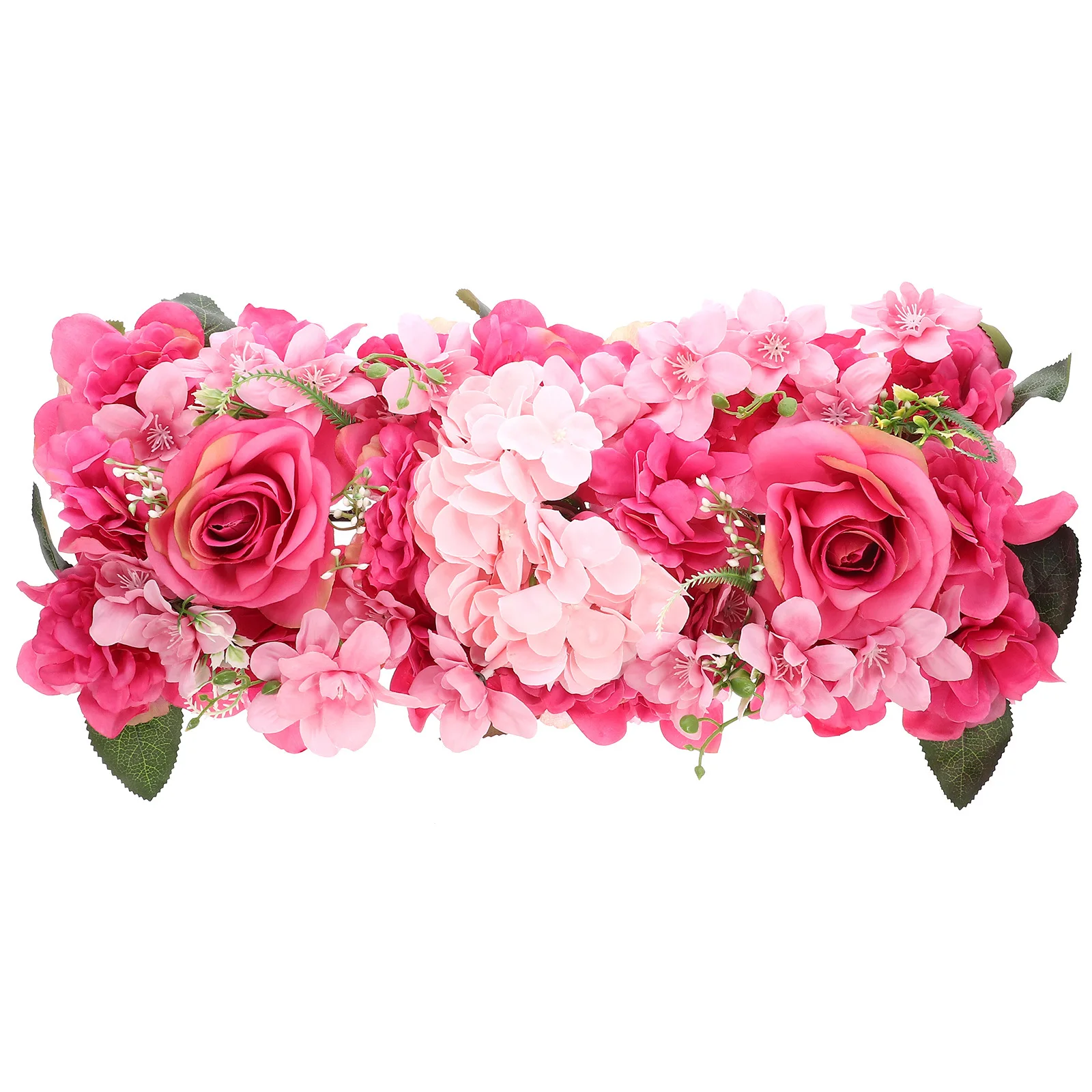 

Realistic Fake Flower Wall Panels for Wedding Centerpiece Decor Hanging Decoration Flower Layout Bridal Shower Ornament