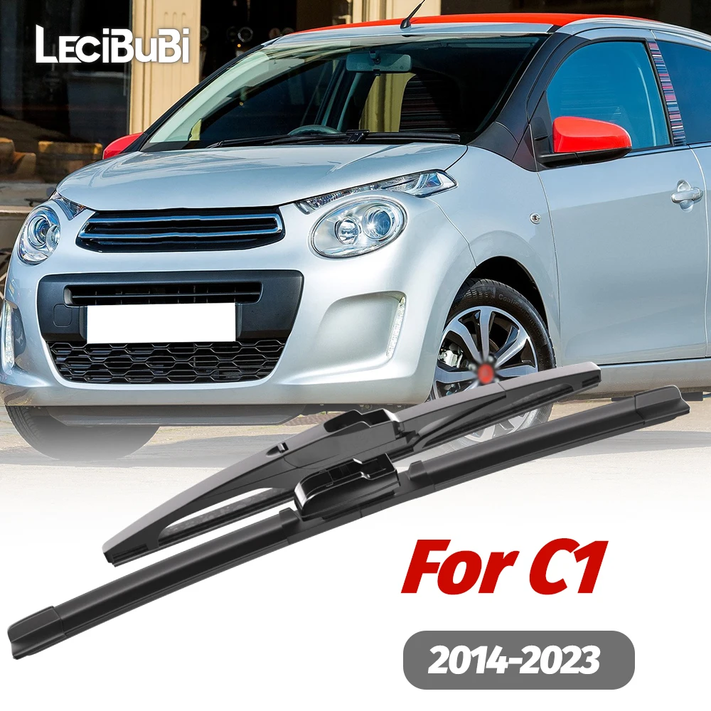 

1set Front & Rear Windshield Wiper Blades Windscreen Wipers For Citroen C1 2014-2023 2015 2016 2017 2018 2019 2020 2021 2022