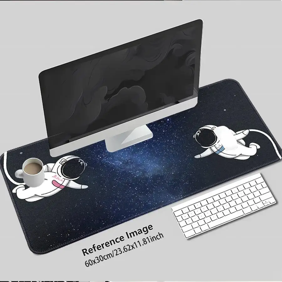 Starry Sky Astronaut Mouse Pad Game Console Pad Keyboard Mouse Pad Computer Laptop Pad office Pad Desk accessories Waterproof