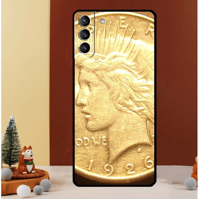 Switzerland Fine Gold Case For Samsung Galaxy S23 Ultra S24 S22 Note 20 Ultra 10 Plus S8 S9 S10 S20 S21 FE Cover