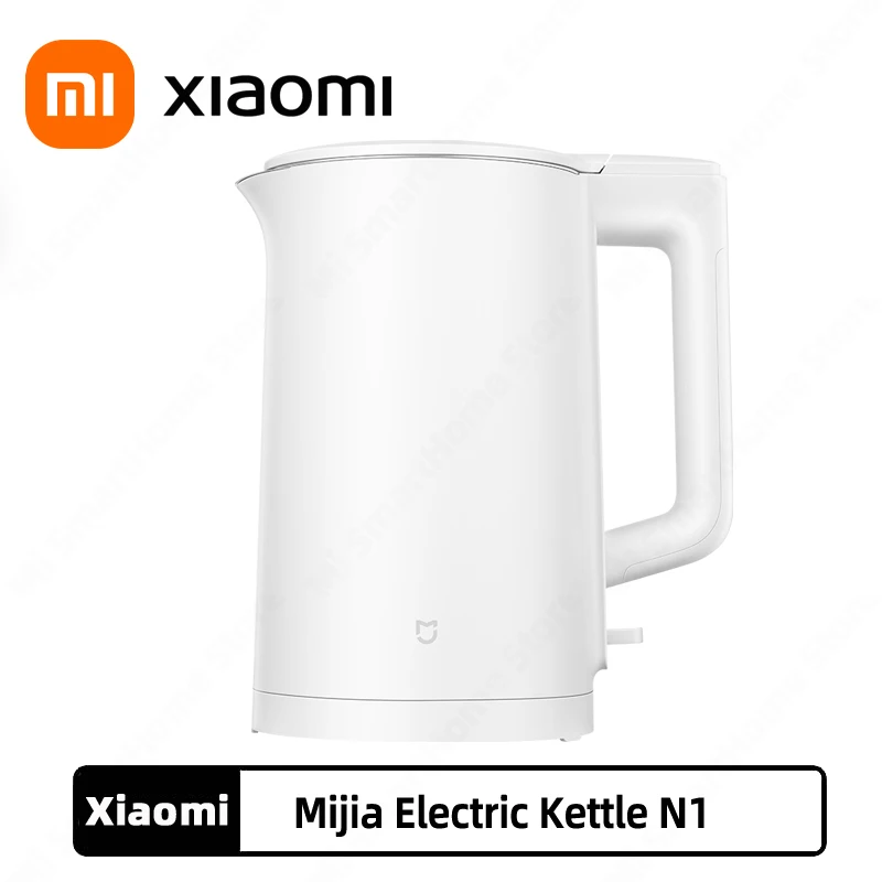 Xiaomi Mijia bollitore elettrico N1 1500W ebollizione rapida doppio strato antiscottatura 304 rivestimento senza saldatura in acciaio inossidabile