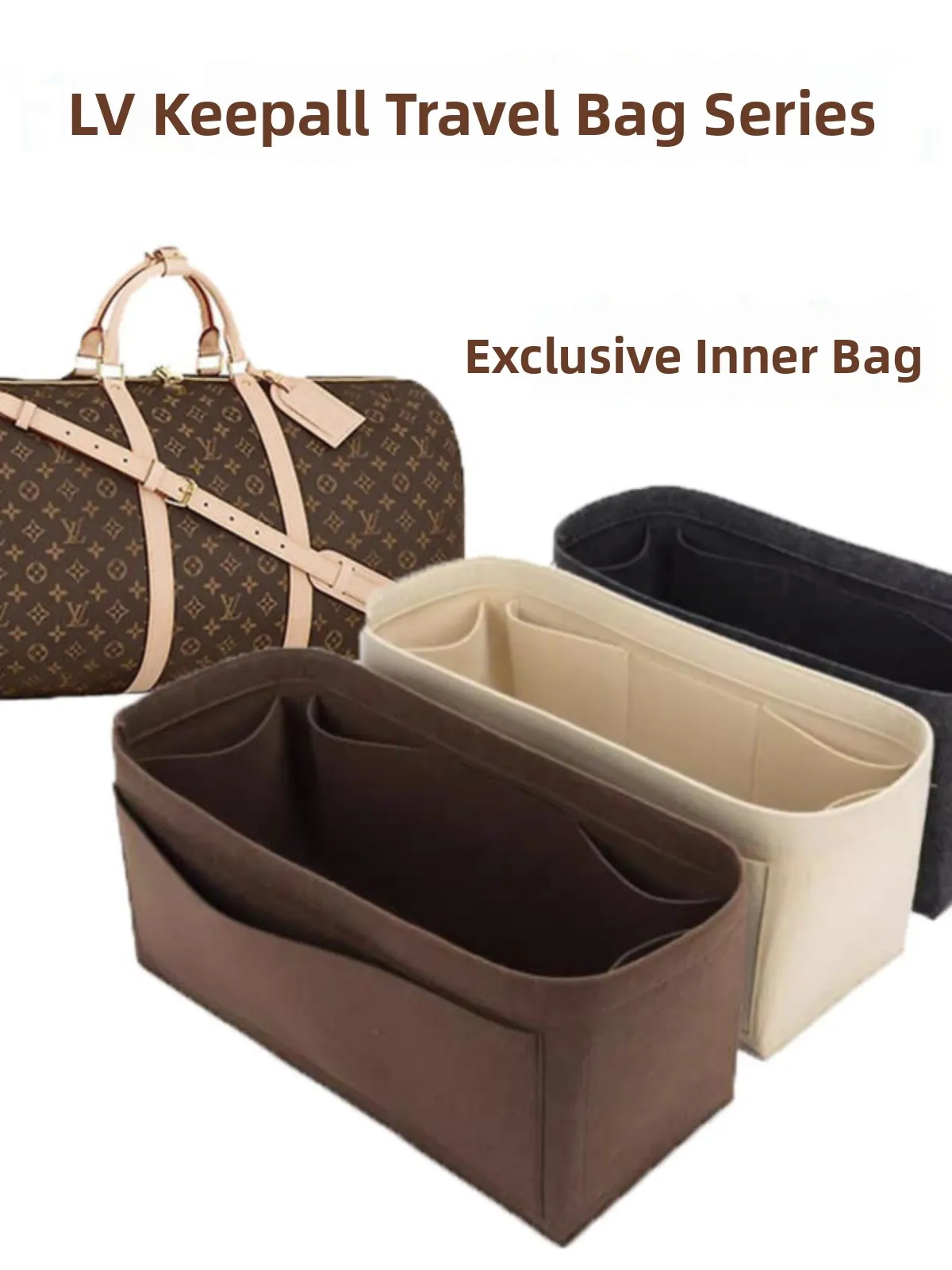 

Дорожный органайзер, внутренняя сумка для Kee 35 45 50 55, сумка для хранения, кубическая структура, чистый цвет для всех