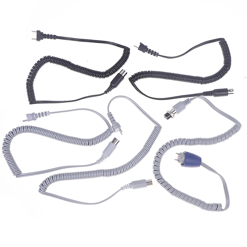 Cavo di alimentazione a molla robusto a 3 pin da 6mm 9mm nero grigio - Per manipolo per fresa elettrica per manicure 210 204 90 105L 102L