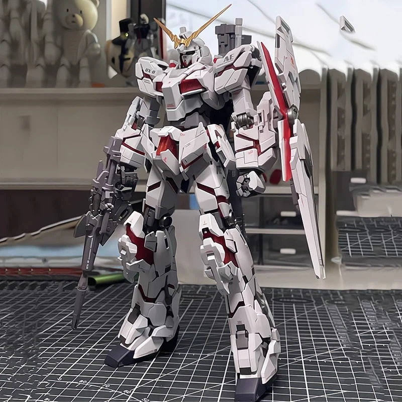 HG 1/144 Unicornio Jim Spartak Mark Rabbit Phoenix, Kit de modelos de ensamblaje, figuras de acción, juguetes coleccionables de Anime, regalos sorpresa para niños