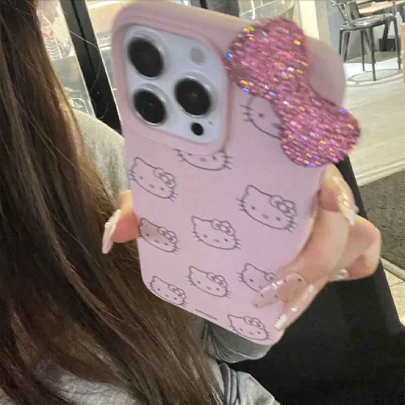 Чехол для телефона из искусственной кожи с розовыми стразами и бабочкой для iPhone 16, E, 15, 14 Plus, 13, 12, 11 Pro Max XS Max XR XS X, силиконовый чехол