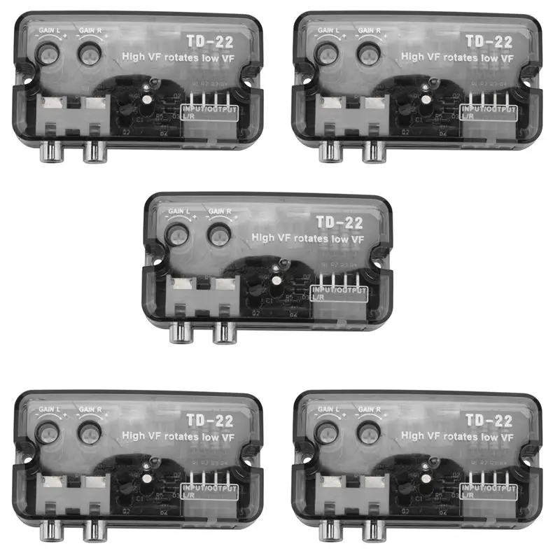 

5X Car Audio High To Low Line Out Converter-T61C