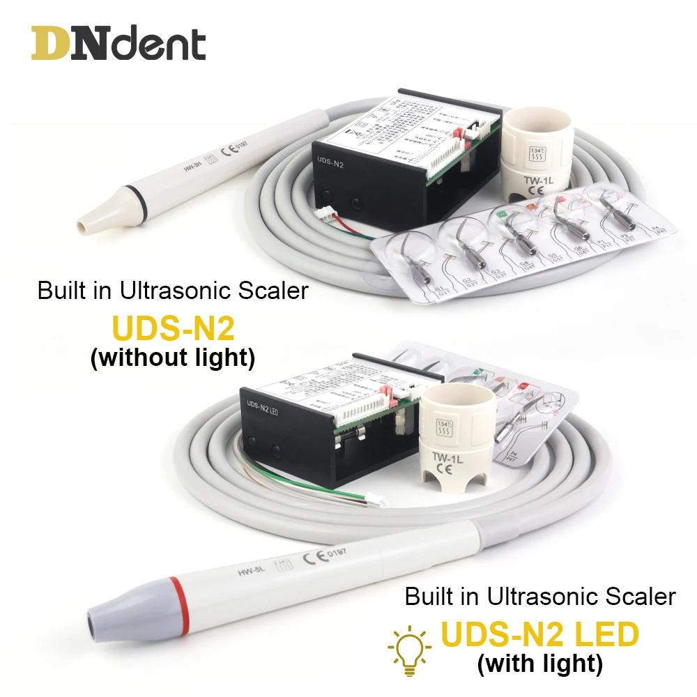 Dental Built in Ultrasonic Scaler N2 N2LED Fit E*S W**dpecker HW-3H HW-5L Scaling Handpiece Tips Teeth Whitening Dentistry Tools