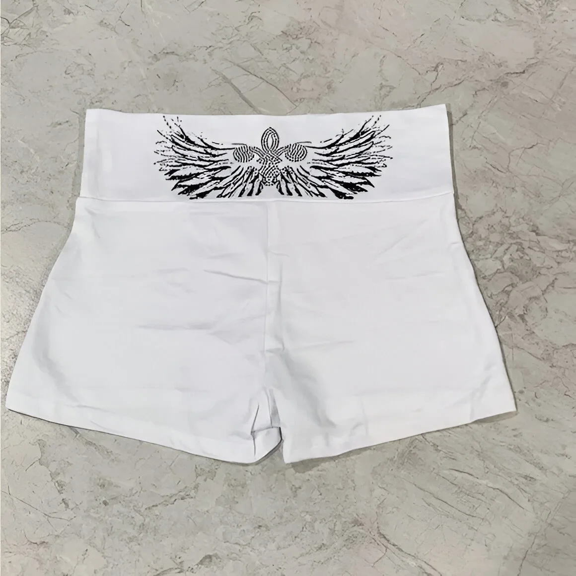 ゴシックパンク美的ストリートロックヴィンテージ原宿 Y2K 女性のかわいいセクシーなファッションカジュアルエモガールズシックなレタープリントショーツ