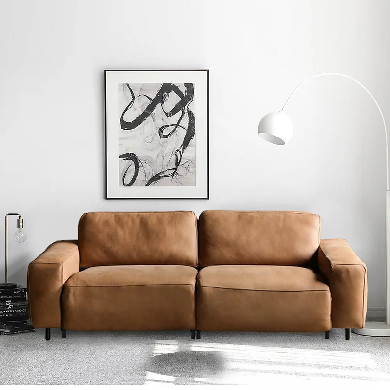 أريكة جلدية كهربائية متعددة الوظائف، أرائك مسرح منزلية فاخرة مستقيمة قابلة للسحب للفيلا #2