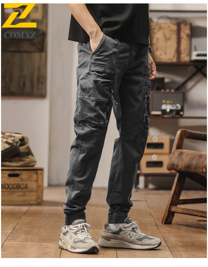 Fashion Cargo Pants 2025 New Men's Autumn Lightweight Loose Fit Casual Trousers Breathable Comfortable Trendy Breathable Pants
