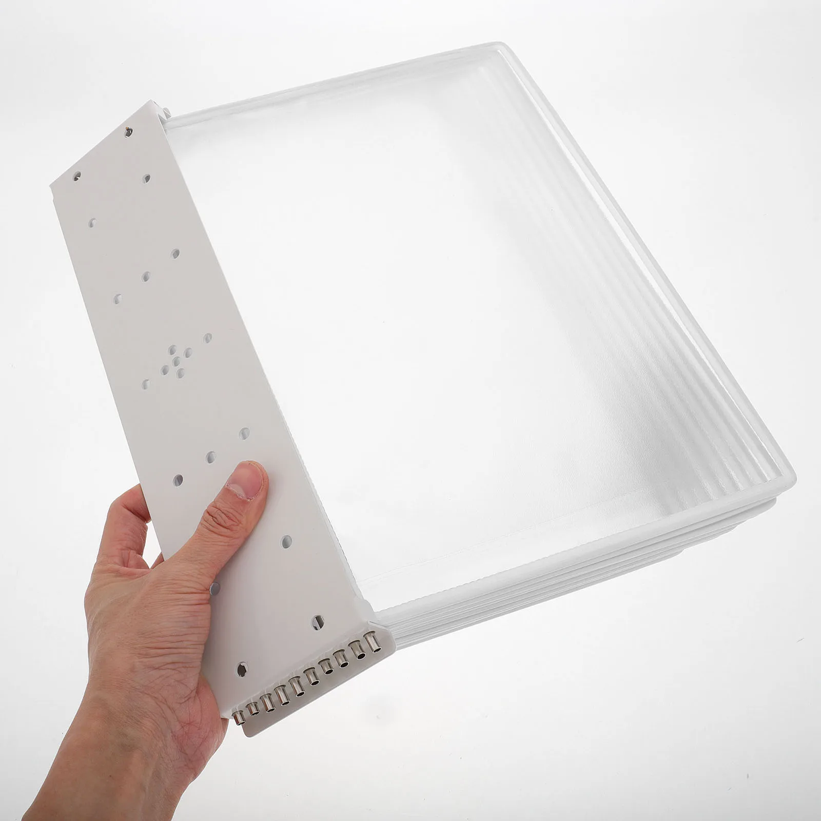 10-صفحة مجلد ملفات الوجه الحائط A4 منظم مستندات كيس التخزين عرض نظام حامل لمرجع مكتبة المكتب #6